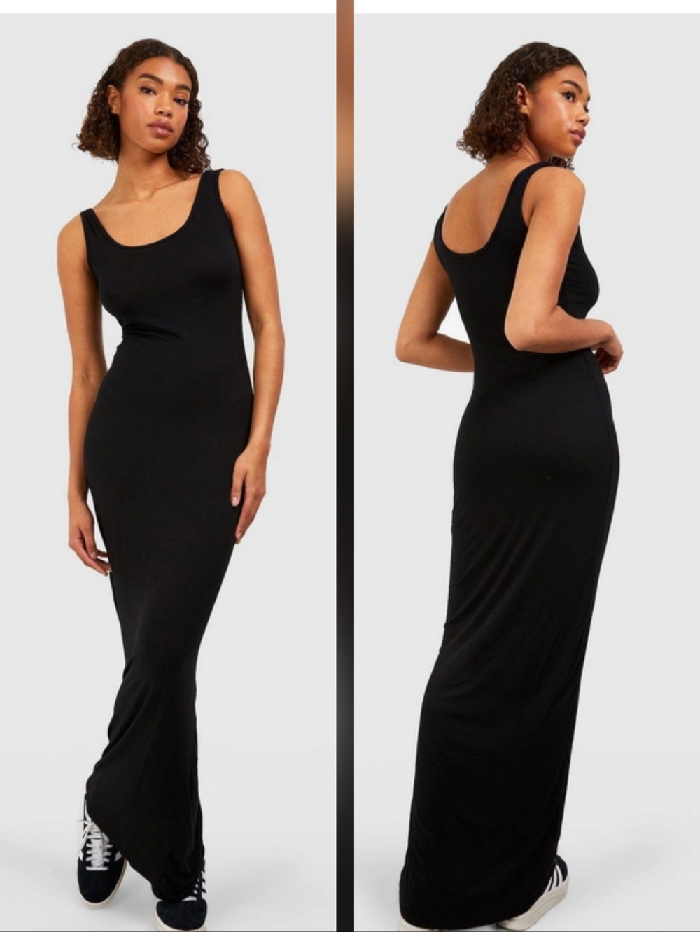 Scoop Neck Maxi Dress - Classic Women’s Dress